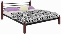 Фото metallicheskie-krovati кровать двуспальная милана lux (см 180х190) трубка металл производитель Милсон
