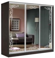 Фото shkafy-kupe-s-risunkom шкаф-купе оскар 4.3 (2,22х0,6х2,4 - 3 двери) производитель Мебель Маркет