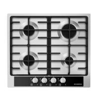 Варочная поверхность газовая 4-х комф. MGHS 64 72 (590х520) (Материал Металл/Стекло , Цвет Маталлик/Черный) в Крыму от производителя 