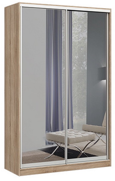 Фото Шкаф-купе Оскар 2.1 (1,5х0,6х2,3 - 2 двери) от производителя Мебель Маркет в Крыму по цене 43 860 ₽