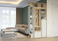 Шкаф-перегородка Венеция (дуб ривьера-рамух белый (Гранд Кволити) ) в Крыму от производителя 