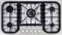 Варочная поверхность газовая 5-и комф. PG-910 (860х510) (Материал Металл , Цвет Металлик) в Крыму от производителя 