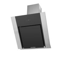 Вытяжка наклонная Modern 80 (796х480хh845(1125)) (Материал Металл/Стекло , Цвет Металлик/Черный) в Крыму от производителя 