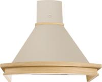 Вытяжка купольная Iris 190 (900х500хh573(843)) (Материал Металл/Дерево , Цвет Бежевый/Неокрашено) в Крыму от производителя 