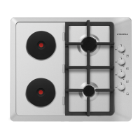 Варочная поверхность комбинированная 4-х комф. MEHS 64 98 (590х520) (Материал Металл , Цвет Металлик) в Крыму от производителя 