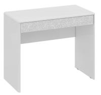 Стол туалетный Амели  (лдсп, мдф-белый глянец,  белый глянец, белый глянец (ТриЯ) ) в Крыму от производителя 