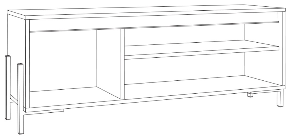 Фото Тумба под ТВ Квадро 13.275 в Крыму по цене 9 310 ₽ от производителя Моби, код товара 2000002180678 шт Фото Тумба под ТВ Квадро 13.275 от производителя Моби в Крыму по цене 9 310 ₽