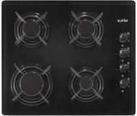 Варочная поверхность газовая 4-х конф. VENTOLUX HG640 - A1 GEE (580х500хh30)  (Материал корпуса Закалёное стекло , Цвет Черный) в Крыму от производителя 