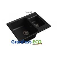 Мойка Granfest eco-09 (ГР 620х480хh200) (шир.ящ.min 600) без сифона (Цвет мойки черный) в Крыму от производителя в интернет магазине Планета Комфорта Мойка Granfest eco-09 (ГР 620х480хh200) (шир.ящ.min 600) без сифона (Цвет мойки черный) в Крыму от производителя