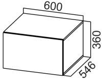 Кухня Модерн NEW шкаф навесной ШГ600г (36) (серый, графит,(SV-мебель)) в Крыму от производителя 