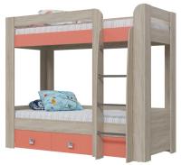 Фото krovati-nedorogie кровать 2-х ярусная сити с ящиками (см 80х200) производитель Гранд Кволити