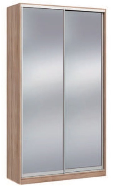 Фото Шкаф-купе Оскар 1.1 (1,2х0,6х2,3 - 2 двери) от производителя Мебель Маркет в Крыму по цене 38 450 ₽