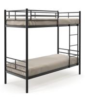 Кровать двухъярусная Хостел (СМ 80х200) с основанием из металлической трубки в интернет магазине Планета Комфорта Фото dvukhyarusnye-krovati кровать двухъярусная хостел (см 80х200) с основанием из металлической трубки производитель М-стиль