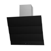 Вытяжка наклонная Cascada E 60 (596х400хh863(1173)) (Материал Металл/Стекло , Цвет Металлик/Черный) в Крыму от производителя 