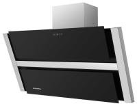 Вытяжка наклонная Ravensbourne 90 (896х243хh775(1055)) (Материал Металл/Стекло , Цвет Металлик/Черный) в Крыму от производителя 