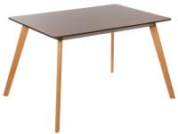 Стол обеденный T-14 (массив дерева, мдф-белый,  натуральный бук (La-alta) ) в Крыму от производителя 