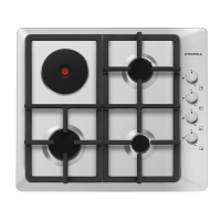 Варочная поверхность комбинированная 4-х комф. MEHS 64 97 (590х520) (Материал Металл , Цвет Металлик) в Крыму от производителя 