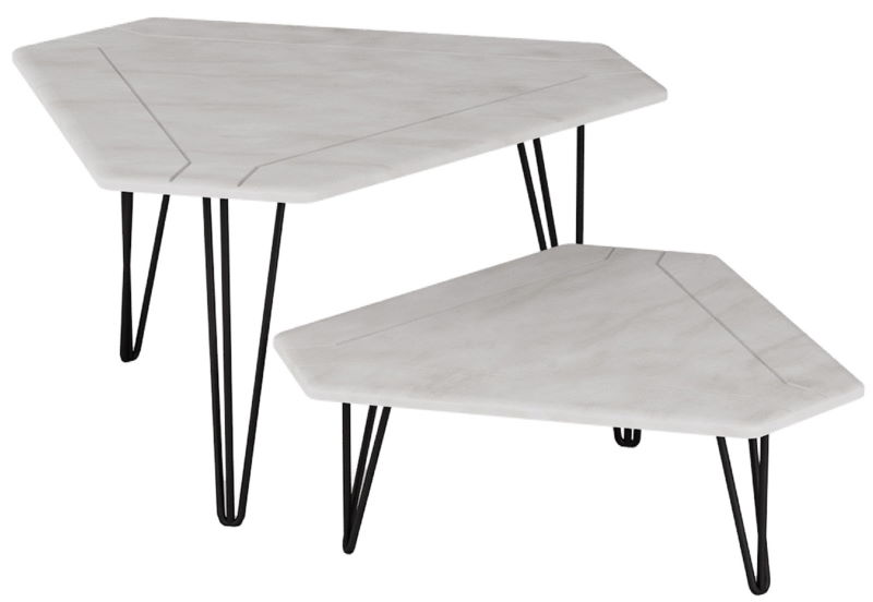 Фото Стол журнальный Тет-а-тет (2шт) от производителя Калифорния в Крыму по цене 9 420 ₽