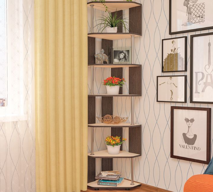 Фото Стеллаж угловой СПУ-3  в Крыму по цене 4 800 ₽ от производителя Пирамида, код товара 2000001564608, 2000001564592, 2000001564615, 2000001564622, 2000001564639 шт Фото Стеллаж угловой СПУ-3  от производителя Пирамида в Крыму по цене 4 800 ₽