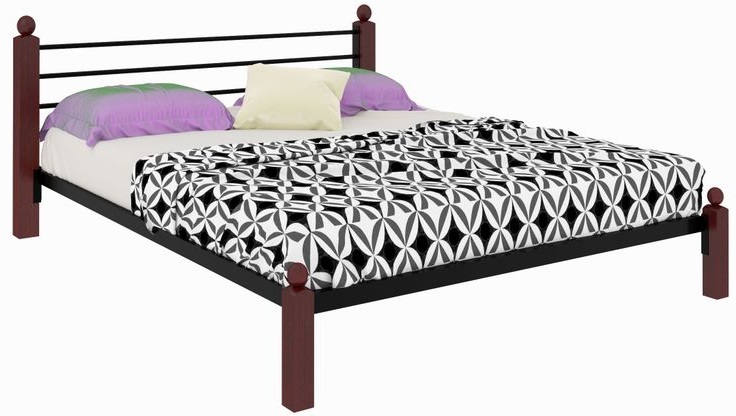 Фото Кровать двуспальная Милана Lux (СМ 160х190) трубка металл от производителя Милсон в Крыму по цене 19 160 ₽