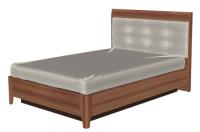 Кровать двуспальная Камелия КР-1072 (СМ 140х200) с подъемным механизмом в интернет магазине Планета Комфорта Фото krovati-nedorogie кровать двуспальная камелия кр-1072 (см 140х200) с подъемным механизмом производитель Лером