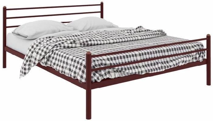 Кровать двуспальная Милана Plus (СМ 160х200) трубка металл ( 160х200 , металл , медная шагрень , без подъемного мех. , без ящиков , без матраса (Милсон) ) Кровать двуспальная Милана Plus (СМ 160х200) трубка металл ( 160х200 , металл , медная шагрень , без подъемного мех. , без ящиков , без матраса (Милсон) )