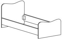 Фото krovati-nedorogie кровать односпальная ларго-1 (см 90х200) без основания производитель Ставрополь Мебель