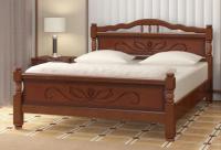 Фото derevyannye-krovati кровать односпальная карина-5 (см 90х200) без основания с универсальными царгами производитель Браво-мебель